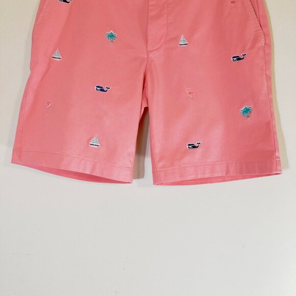 Vineyard Vines By Shep & Ian Men Embroidered Shorts Breaker Short Pockets SZ 32 - Picture 3 of 10